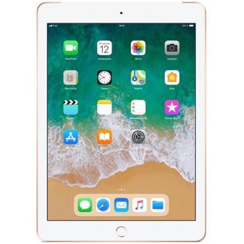 Apple iPad 2018 128GB LTE MRM22 (золотой) фото 1