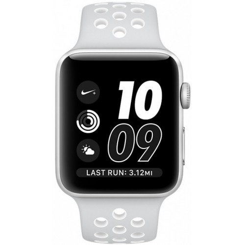 Apple Watch Nike+ 38mm Silver with White Nike Sport Band [MQ172] фото 2