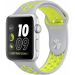 Apple Watch Nike+ 38mm Silver with Flat Silver/Volt Nike Band [MNYP2] фото 1