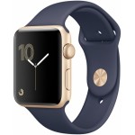Apple Watch Series 2 38mm Gold with Midnight Blue Sport Band [MQ132] фото 1