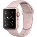 Apple Watch Series 2 42mm Rose Gold with Pink Sand Sport Band [MQ142] фото 1