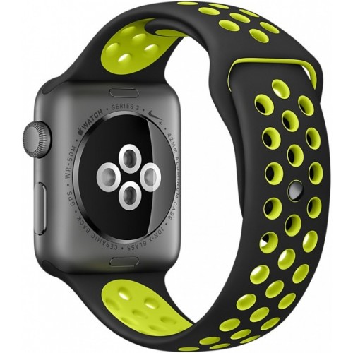 Apple Watch Nike+ 38mm Space Gray with Black/Volt Nike Band [MP082] фото 4