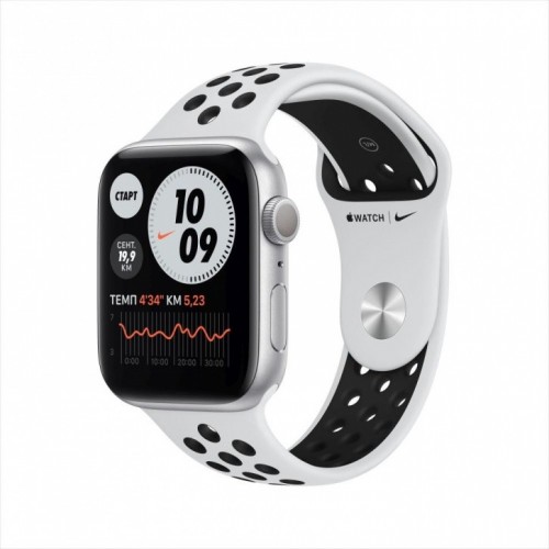 Apple Watch Nike Series 6 40 мм (алюминий серебристый/чистая платина)