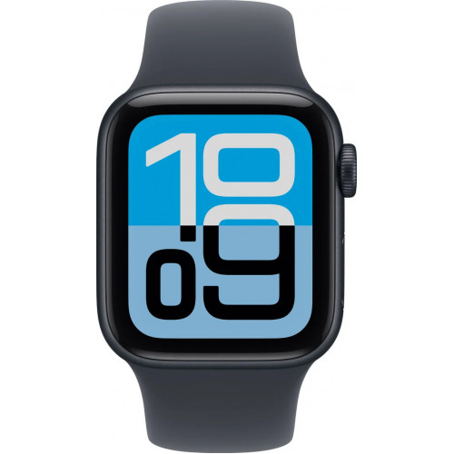 Apple Watch SE 3 40 мм (алюминиевый корпус, полуночный/полуночный, спортивный силиконовый ремешок) фото 2