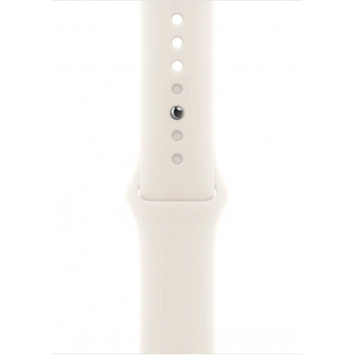 Apple Watch SE 3 44 мм (алюминиевый корпус, звездный свет/звездный свет, спортивный силиконовый ремешок) фото 3