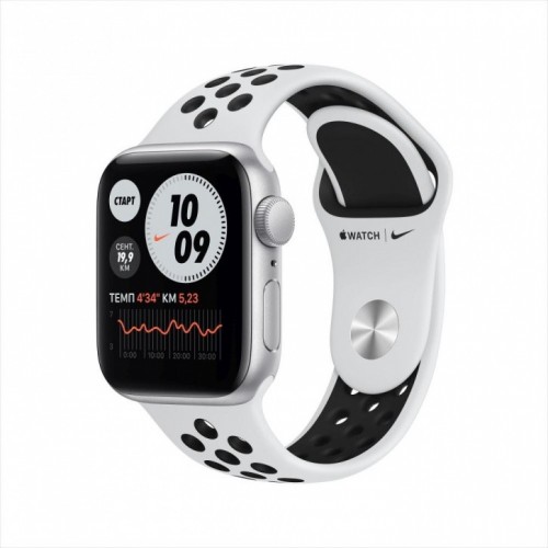 Apple Watch SE Nike 40 мм (алюминий серебристый/чистая платина)