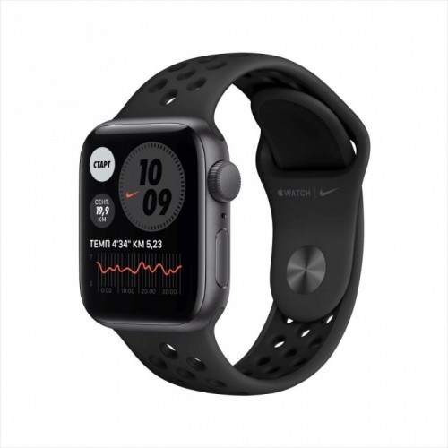 Apple Watch SE Nike 44 мм (алюминий черный космос/антрацит)