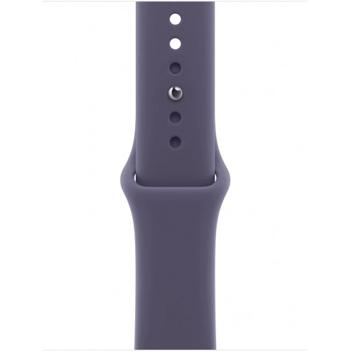 Apple Watch Series 11 46 мм (алюминиевый корпус, серебристый/фиолетовый туман, спортивный силиконовый ремешок) фото 3