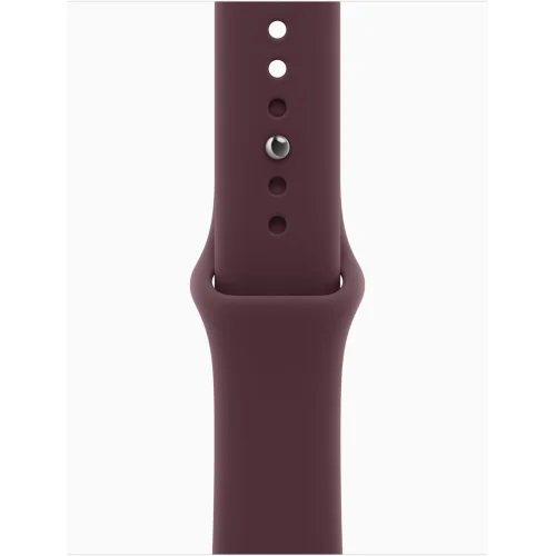 Apple Watch Series 12 42 мм (алюминиевый корпус, светлое золото/бургунди, спортивный силиконовый ремешок S/M) фото 3