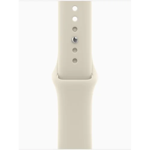 Apple Watch Series 12 42 мм (алюминиевый корпус, светлое золото/песочный, спортивный силиконовый ремешок S/M) фото 3