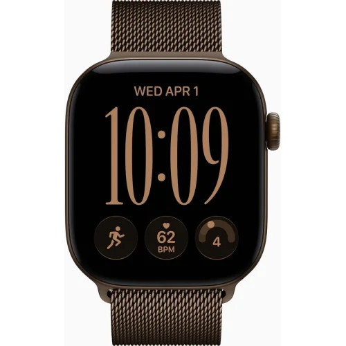 Apple Watch Series 12 42 мм (алюминиевый корпус, темная бронза/темная бронза, миланский браслет) фото 2