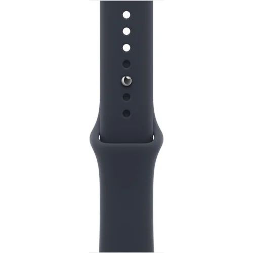 Apple Watch Series 12 46 мм (алюминиевый корпус, серый космос/темно-синий, спортивный силиконовый ремешок S/M) фото 3