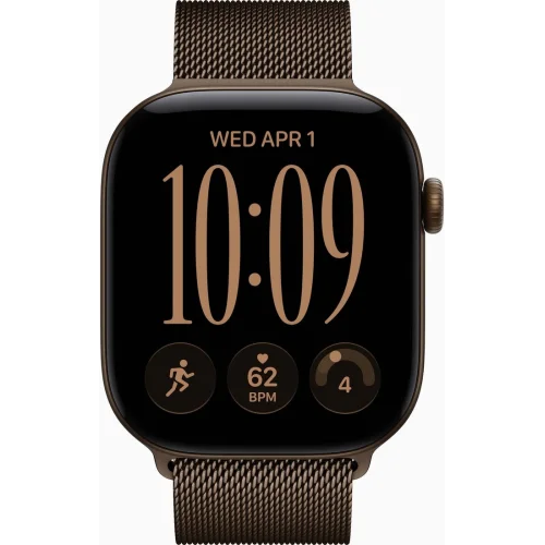 Apple Watch Series 12 46 мм (алюминиевый корпус, темная бронза/темная бронза, миланский браслет S/M) фото 2