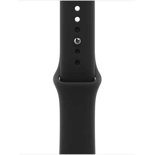 Apple Watch Series 12 LTE 42 мм (керамический корпус, жемчужно-белый/черный, спортивный силиконовый ремешок S/M) фото 3