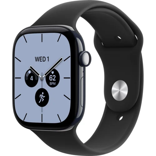 Apple Watch Series 12 LTE 46 мм (керамический корпус, полуночный/черный, спортивный силиконовый ремешок S/M) фото 1