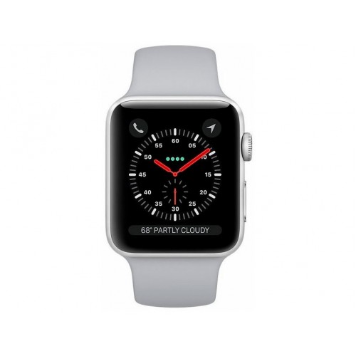 Apple Watch Series 3 LTE 42 мм (серебристый алюминий/дымчатый) [MQK12] фото 2