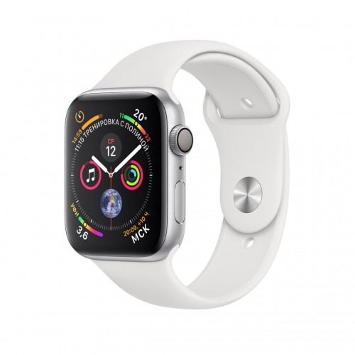 Apple Watch Series 4 LTE 40 мм (алюминий серебристый/белый) фото 1
