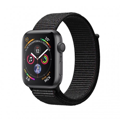 Apple Watch Series 4 LTE 44 мм (алюминий серый космос/нейлон черный) фото 1