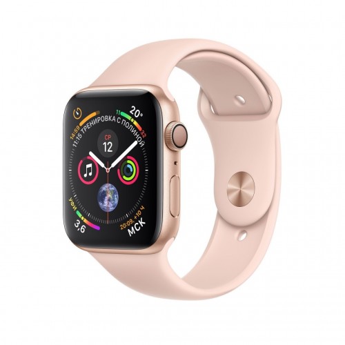 Apple Watch Series 4 LTE 44 мм (алюминий золотистый/розовый песок) фото 1