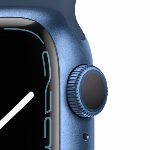 Apple Watch Series 7 41 мм (синий/синий омут спортивный) фото 3