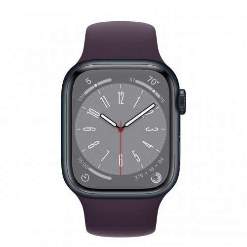 Apple Watch Series 8 41 мм (алюминиевый корпус, полуночный/бузина, спортивный силиконовый ремешок) фото 2