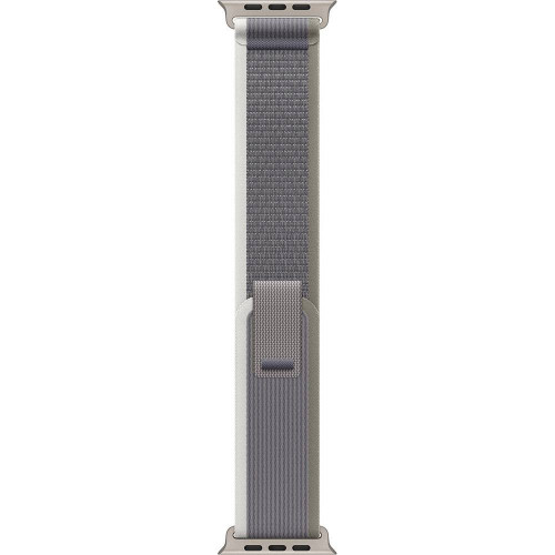 Apple Watch Ultra 2 LTE 49 мм (титановый корпус, титановый/серо-зеленый, нейлоновый ремешок размера S/M) фото 3