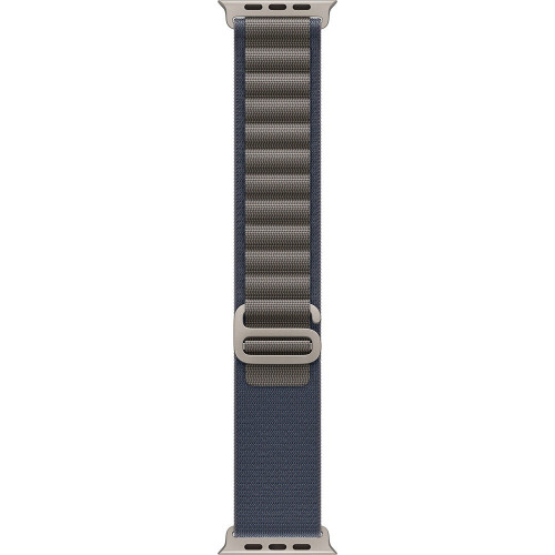Apple Watch Ultra 2 LTE 49 мм (титановый корпус, титановый/синий, текстильный ремешок размера L) фото 3
