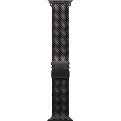 Apple Watch Ultra 3 LTE 49 мм (титановый корпус, черный/черный, миланская петля) фото 3
