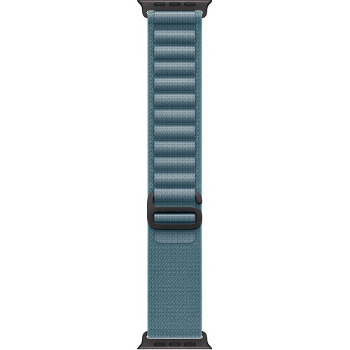 Apple Watch Ultra 3 LTE 49 мм (титановый корпус, черный/голубой, текстильный ремешок) фото 3