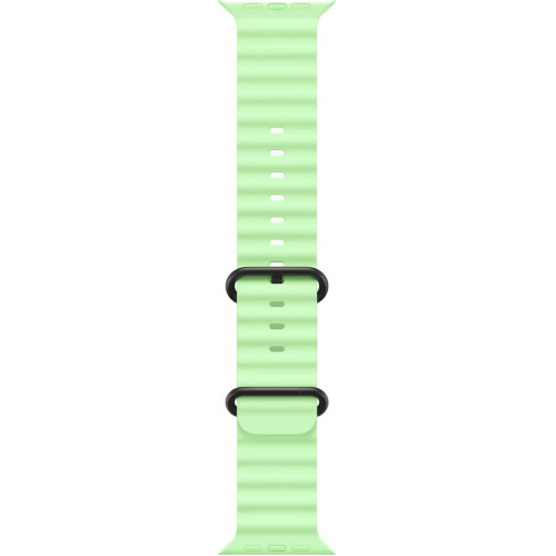 Apple Watch Ultra 3 LTE 49 мм (титановый корпус, черный/салатовый, ремешок из эластомера) фото 3