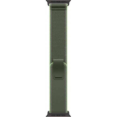 Apple Watch Ultra 3 LTE 49 мм (титановый корпус, черный/зеленый, нейлоновый ремешок) фото 3