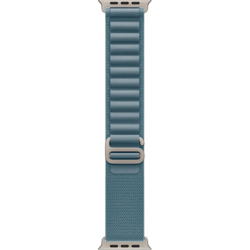 Apple Watch Ultra 3 LTE 49 мм (титановый корпус, природный/голубой, текстильный ремешок) фото 3
