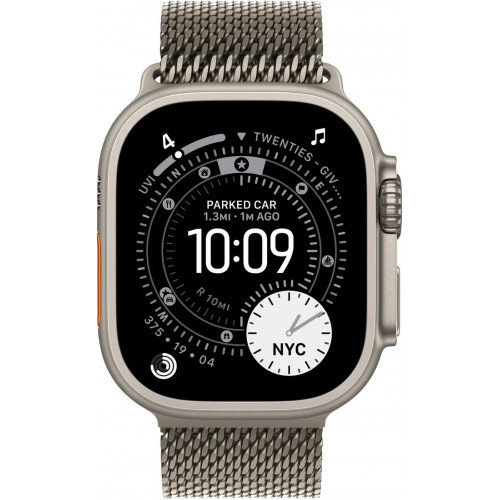 Apple Watch Ultra 3 LTE 49 мм (титановый корпус, природный/природный, миланская петля) фото 2