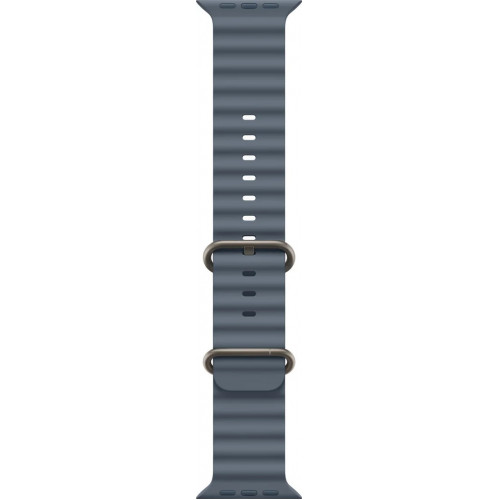 Apple Watch Ultra 3 LTE 49 мм (титановый корпус, природный/синий, ремешок из эластомера) фото 3