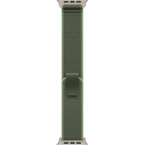 Apple Watch Ultra 3 LTE 49 мм (титановый корпус, природный/зеленый, нейлоновый ремешок) фото 3