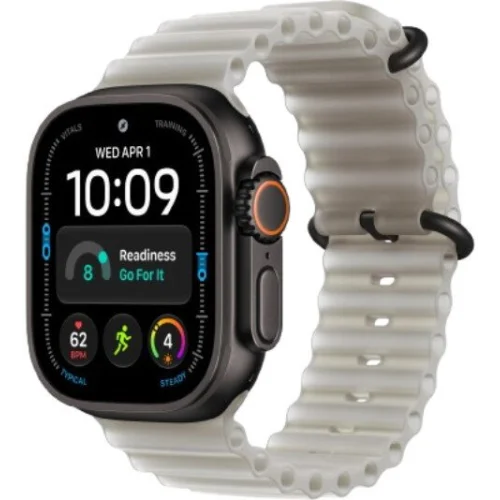 Apple Watch Ultra 4 LTE 49 мм (титановый корпус, черный/серый, ремешок из эластомера) фото 1