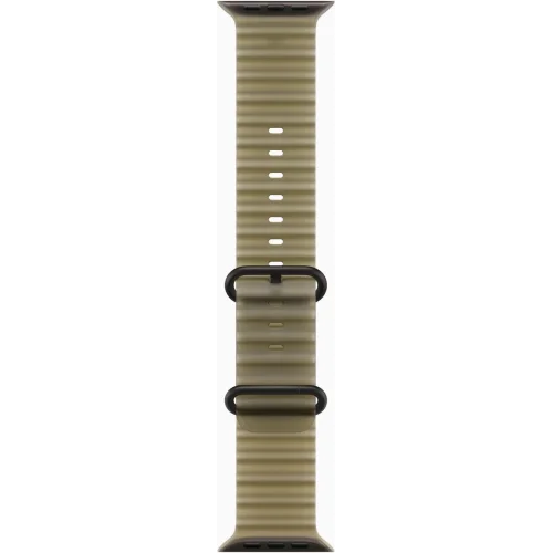 Apple Watch Ultra 4 LTE 49 мм (титановый корпус, черный/зеленый, ремешок из эластомера) фото 3