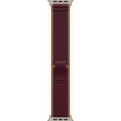 Apple Watch Ultra 4 LTE 49 мм (титановый корпус, природный/бургунди, нейлоновый ремешок размера M/L) фото 3