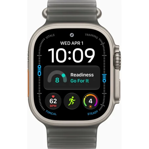Apple Watch Ultra 4 LTE 49 мм (титановый корпус, природный/черный, ремешок из эластомера) фото 2