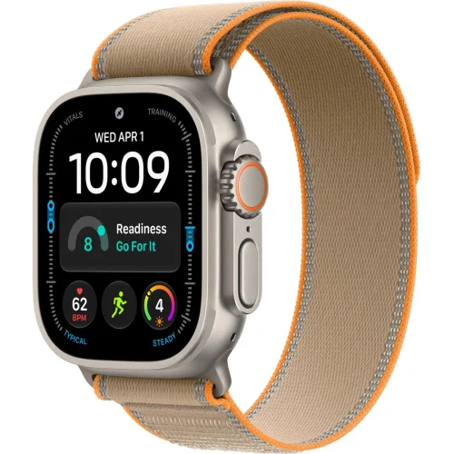Apple Watch Ultra 4 LTE 49 мм (титановый корпус, природный/песочный, нейлоновый ремешок размера M/L) фото 1