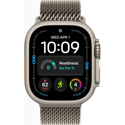 Apple Watch Ultra 4 LTE 49 мм (титановый корпус, природный/природный, миланская петля S) фото 2