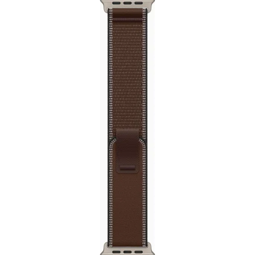 Apple Watch Ultra 4 LTE 49 мм (титановый корпус, природный/темно-коричневый, нейлоновый ремешок размера M/L) фото 3