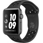 Apple Watch Nike+ 42 мм (алюминий серый космос/антрацитовый, черный) [MQL42] фото 1