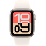 Apple Watch SE 3 40 мм (алюминиевый корпус, звездный свет/звездный свет, спортивный силиконовый ремешок) фото 2