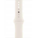 Apple Watch SE 3 44 мм (алюминиевый корпус, звездный свет/звездный свет, спортивный силиконовый ремешок) фото 3