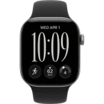 Apple Watch Series 12 42 мм (алюминиевый корпус, серый космос/черный, спортивный силиконовый ремешок S/M) фото 2