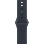 Apple Watch Series 12 42 мм (алюминиевый корпус, серый космос/темно-синий, спортивный силиконовый ремешок M/L) фото 3