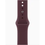 Apple Watch Series 12 42 мм (алюминиевый корпус, светлое золото/бургунди, спортивный силиконовый ремешок S/M) фото 3
