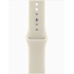 Apple Watch Series 12 42 мм (алюминиевый корпус, светлое золото/песочный, спортивный силиконовый ремешок M/L) фото 3