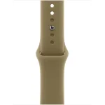 Apple Watch Series 12 42 мм (алюминиевый корпус, темная бронза/оливковый, спортивный силиконовый ремешок S/M) фото 3